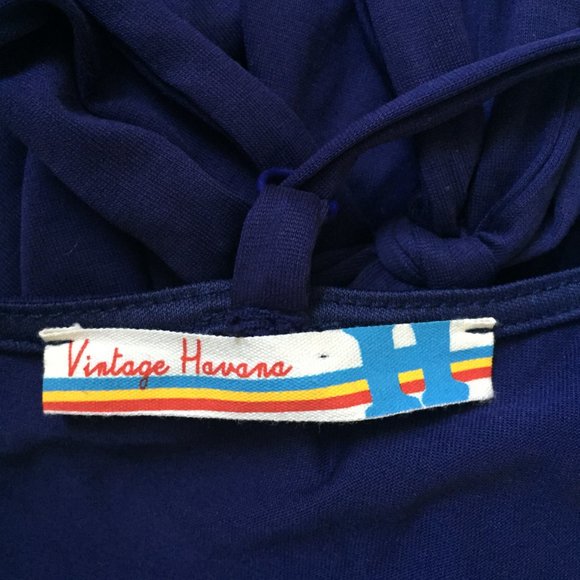 Vintage Havana Navy Romper Size Medium - Picture 7 of 8